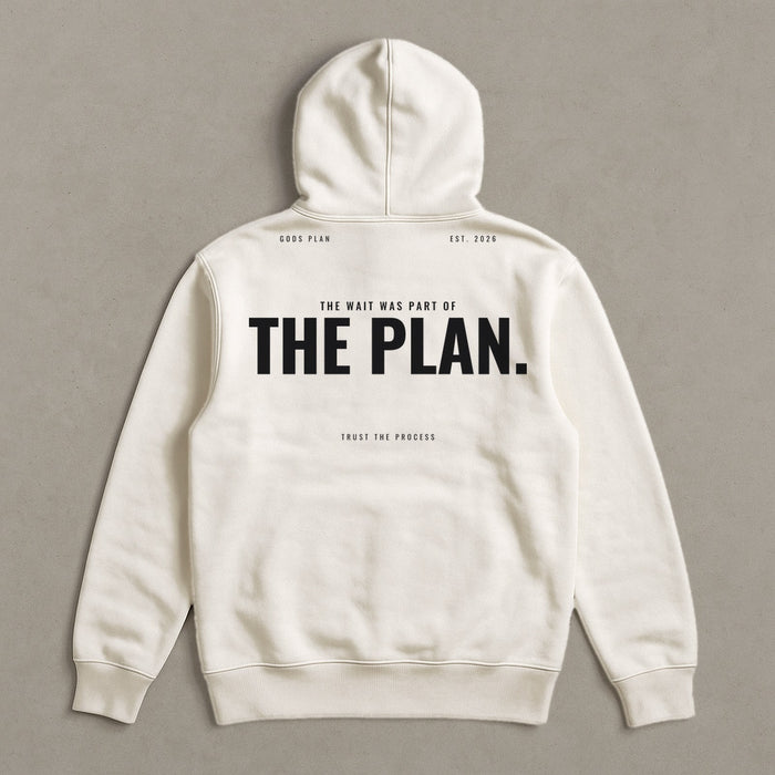 The Wait Was Part Of The Plan — Hoodie — Bone