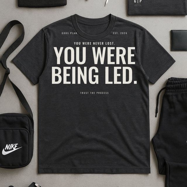 You Were Never Lost — Tee — Charcoal Heather — styled