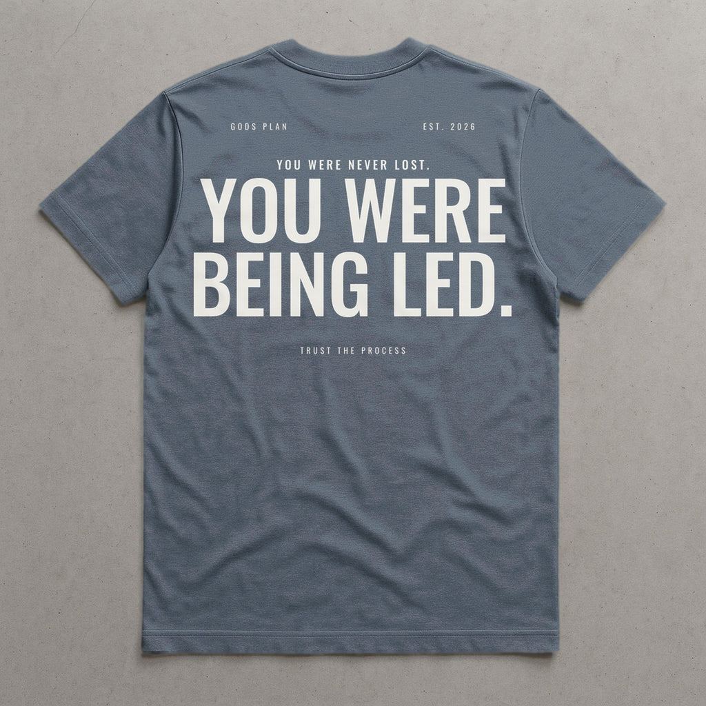 You Were Never Lost — Tee — Agave, back — GODS PLAN