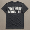 You Were Never Lost — Tee — Charcoal Heather, back — GODS PLAN