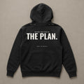 The Wait Was Part Of The Plan — Hoodie — Black, back — GODS PLAN