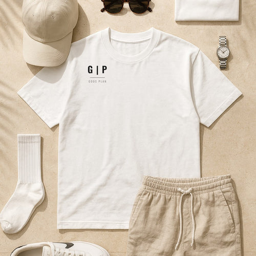 GODS PLAN Essential Tee — styled outfit — GODS PLAN