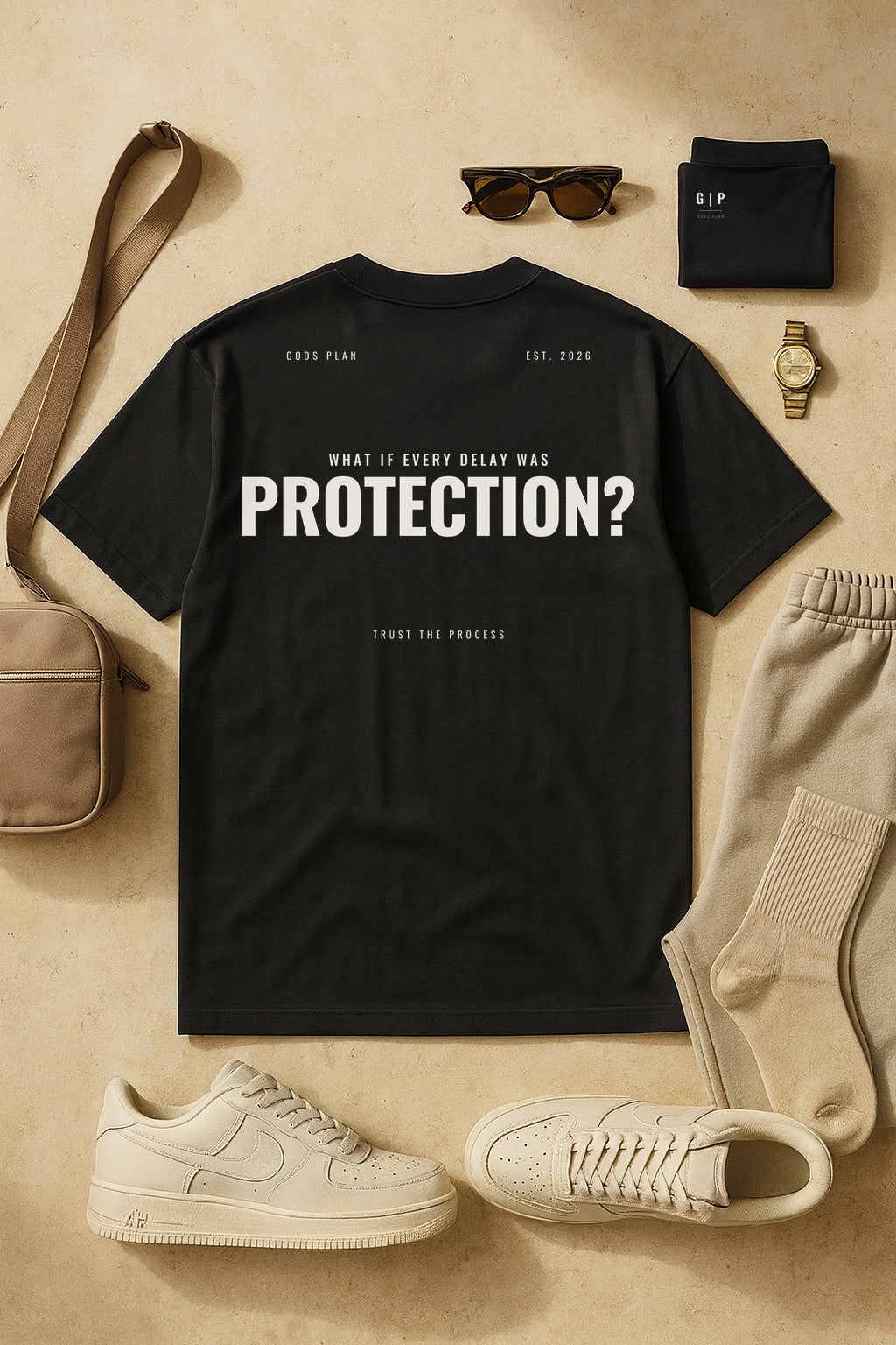 What If Every Delay Was Protection — Tee — the full look