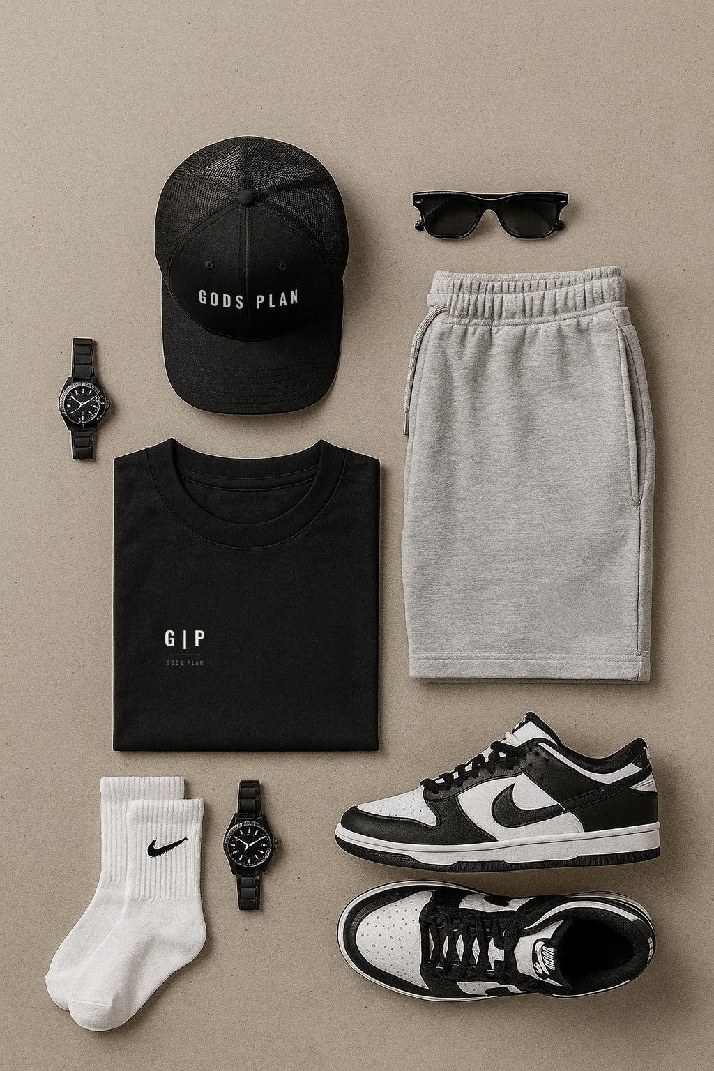 GODS PLAN Trucker Cap — the full look
